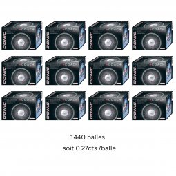 Lot de 12 boites de 120 balles Donic Coach 1*