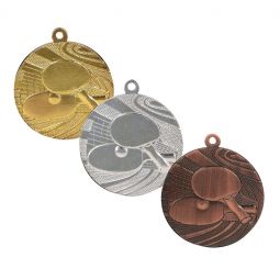 Médaille metal tennis de table 40MM