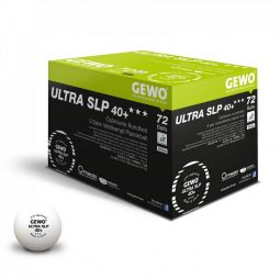72 balles GEWO Ultra SLP40+ 3 étoiles