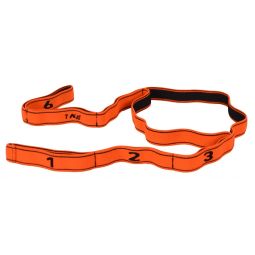 BANDE ÉLASTIQUE FITNESS FORCE 7 ORANGE/NOIR