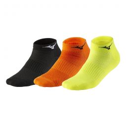 Pack de 3 Chaussettes Mid Mizuno noir/orange/jaune