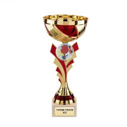 Coupe or rouge 28 cm