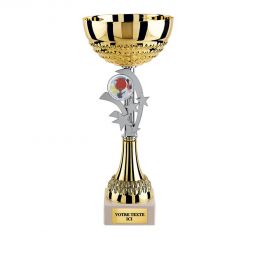 Coupe or argent 19 cm 