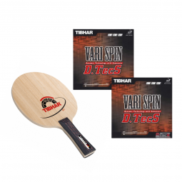 Raquette Tibhar IV-L + Vari spin dtech 1.5mm 