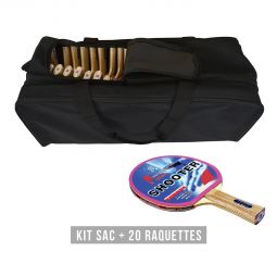 KIT 20 RAQUETTES SHOOTER + sac