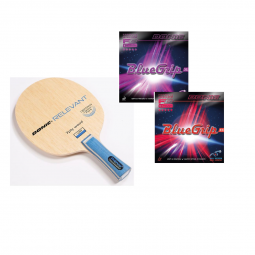 Raquette Relevant + Bluegrip J1 Rouge + Bluegrip J3 Noir 2.0mm