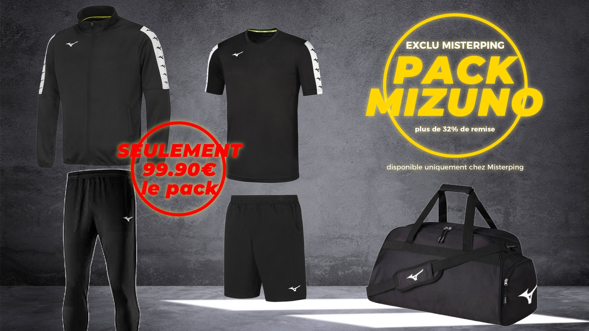 Mizuno Textile Tennis de Table