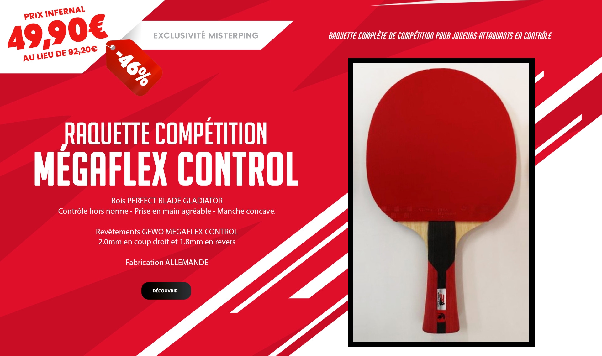 Raquette Megaflex Competition